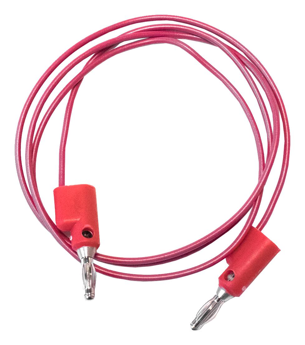 BU-2020-A-60-2 4MM BANANA PLUG-PLUG, RED MUELLER ELECTRIC
