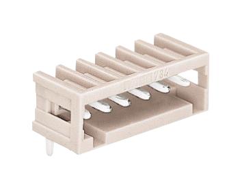 733-366 TERMINAL BLOCK, HEADER, 6WAY, TH R/A WAGO