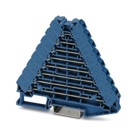 FTRV 8 BU/BU DIN RAIL TB, MARSHALLING, 32WAY, 14AWG PHOENIX CONTACT