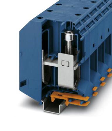 UKH 240 BU DINRAIL TERMINAL BLOCK, 2WAY, BLU PHOENIX CONTACT