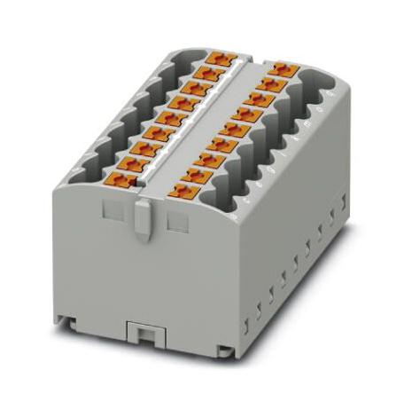 PTFIX 18X2,5-G GY TB, DISTRIBUTION BLOCK, 18P, 12AWG, GREY PHOENIX CONTACT