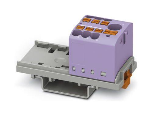 PTFIX 6/6X2,5-NS35 VT TB, POWER DISTRIBUTION, 7P, 12AWG, VT PHOENIX CONTACT