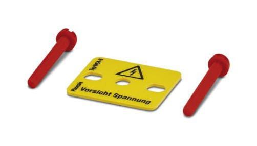 WS 5- 5 WARNING PLATE, ATT DANGER, 5MM, YEL, TB PHOENIX CONTACT