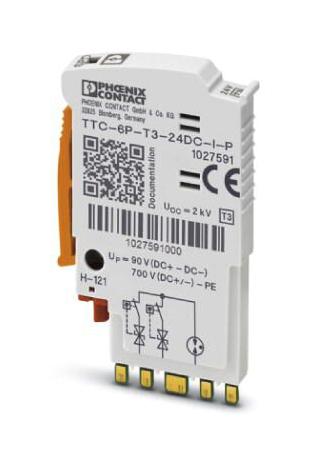 TTC-6P-T3-24DC-I-P SURGE PROTECTOR, 1KA, 30VDC PHOENIX CONTACT