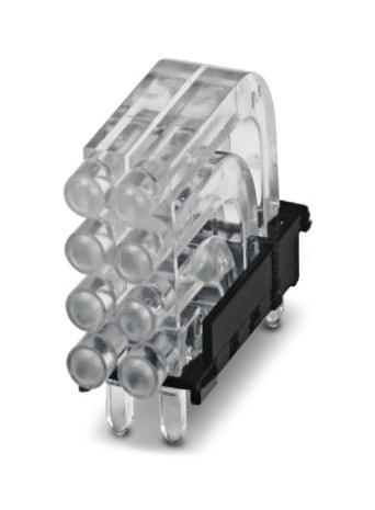 HS LC-H-D2/ R4XC2-2,54 LIGHT GUIDE, CIRCULAR, 8PIPE, PCB PHOENIX CONTACT