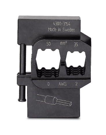 CRIMPFOX-M 50/DIE CRIMP TOOL DIE, 35MM2-50MM2 FERRULE PHOENIX CONTACT