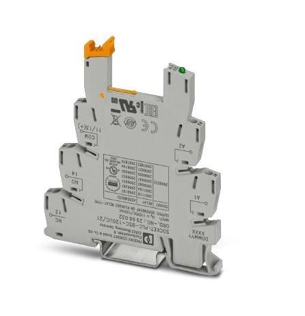 PLC-BSC-120UC/21 RELAY SOCKET, 120V, DIN RAIL PHOENIX CONTACT
