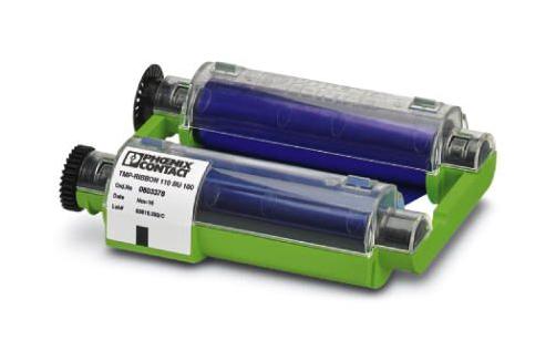TMP-RIBBON 110 BU 100 INK RIBBON, CARTRIDGE, BLUE PHOENIX CONTACT