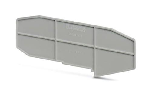 D-SRTK 6 END COVER, TEST DISCONNECT TB, GREY PHOENIX CONTACT