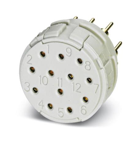 RC-12S1N220000 SENSOR INSERT, SOCKET, 12POS, SOLDER PHOENIX CONTACT