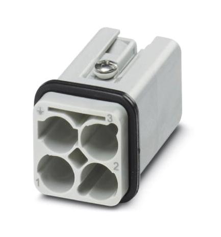 HC-Q03-I-CT-M CONTACT INSERT, PIN, 3+PE, D7, CRIMP PHOENIX CONTACT
