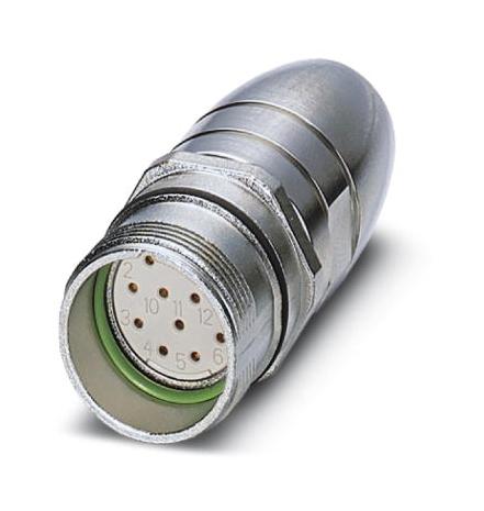 RC-12S1X8A90DM CIRCULAR CONNECTOR, RCPT, 12POS, CABLE PHOENIX CONTACT