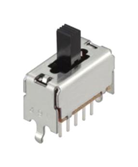 SSSF014800 SLIDE SWITCH, SP3T, 0.1A, 30V, THT ALPS ALPINE
