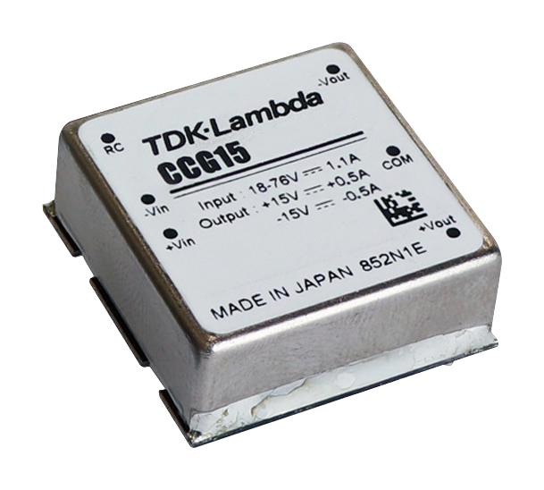 CCG-30-48-15D DC-DC CONVERTER, 2 O/P, 12V, 1A TDK-LAMBDA