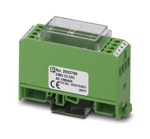 EMG 22-DIO 4E-1N5408 DIODE BLOCK, 4 DIODE, 1.5A, SINGLE WIRED PHOENIX CONTACT