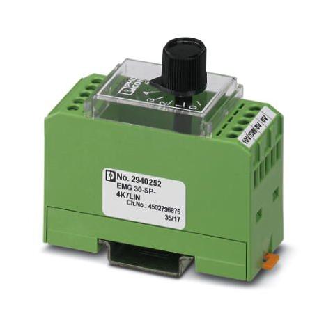 EMG 30-SP- 4K7LIN SETPOINT ADJUSTER, 4K7, POLYCARBONATE PHOENIX CONTACT