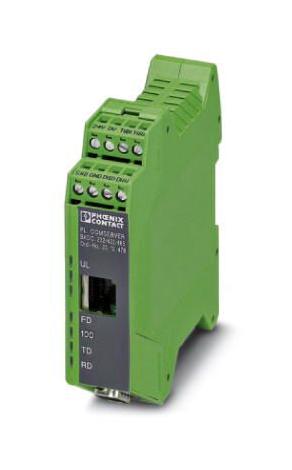 FL COMSERVER BASIC 232/422/485 INTERFACE CONVERTER, RS232/422/485-ENET PHOENIX CONTACT
