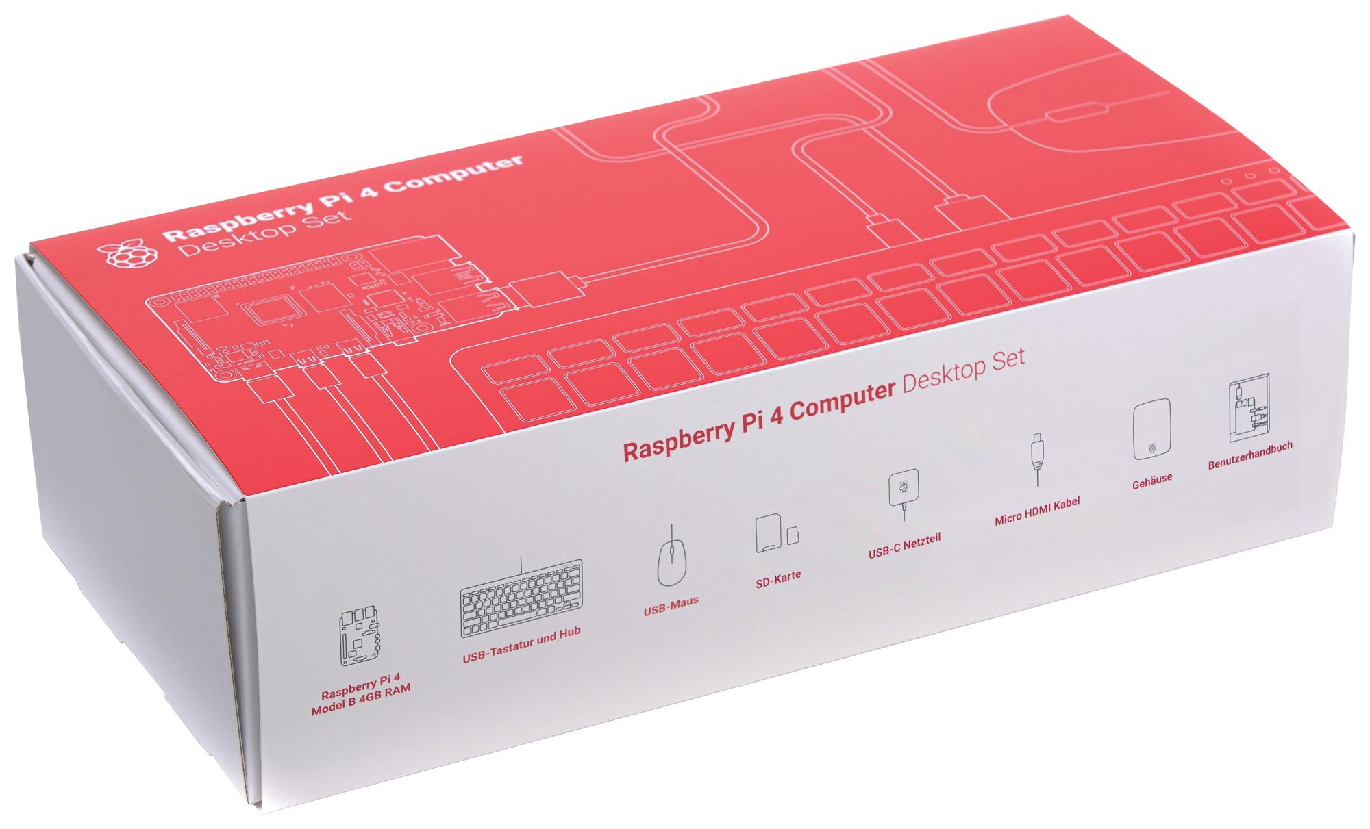SC0400DE DESKTOP KIT, RASPBERRY PI 4 MODEL B, 4GB RASPBERRY-PI
