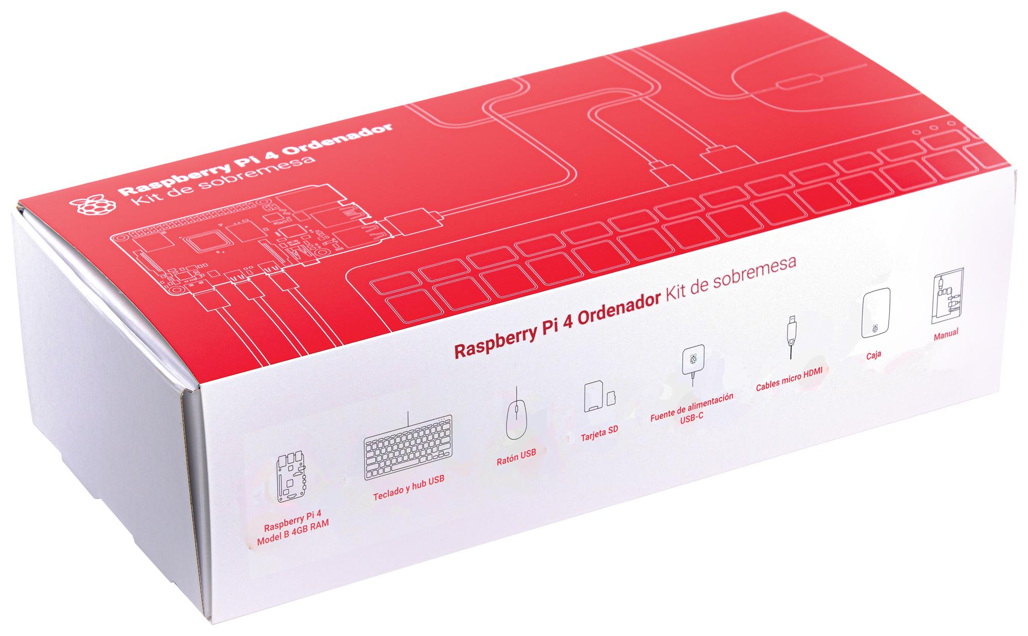 SC0400ES DESKTOP KIT, RASPBERRY PI 4 MODEL B, 4GB RASPBERRY-PI