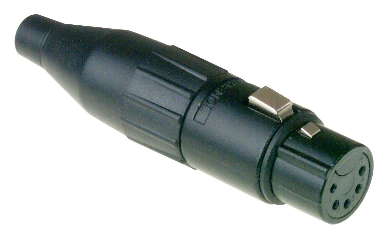 AC5FBJ XLR CONNECTOR, JACK, 5POS, CABLE AMPHENOL SINE/TUCHEL