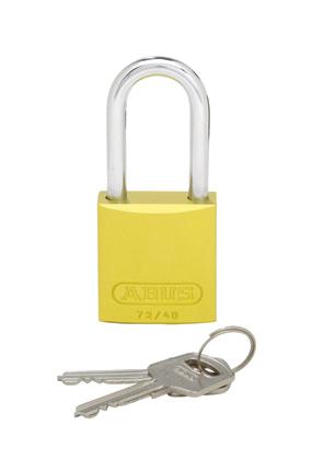PSL-7YL-LS LOCKOUT PADLOCK, 38.1MM, ALUM/STEEL, YEL PANDUIT