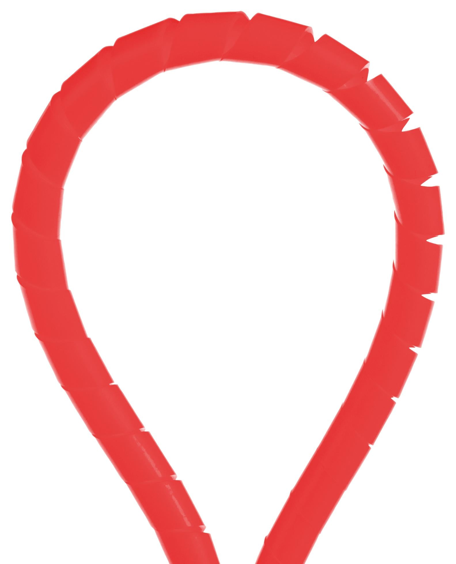 T50F-C2 SPIRAL WRAP, .50" X 100',RED,1RL PANDUIT