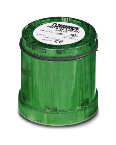 PSD-S OE LED GN LED SIGL INDICATOR, STEADY, 24V, GREEN PHOENIX CONTACT