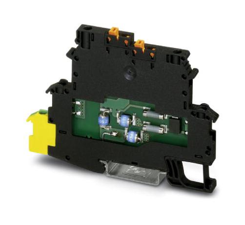 TT-2-PE-M-24DC SURGE PROTECT, 10KA, 30VDC, DIN RAIL PHOENIX CONTACT