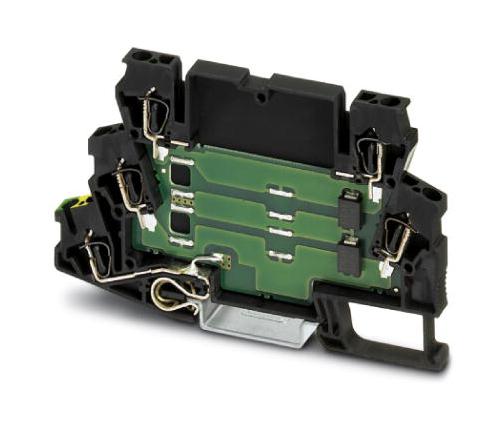 TT-ST-2/2-S-12DC SURGE PROTECT, 1.4KA, 13VDC, DIN RAIL PHOENIX CONTACT