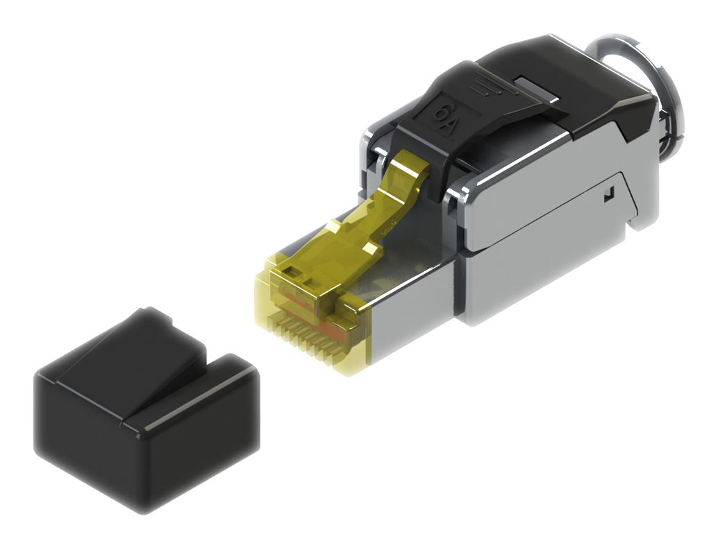 21.17.0323 RJ45 CONNECTOR, PLUG, 8P8C, 1PORT, CAT6A ROLINE