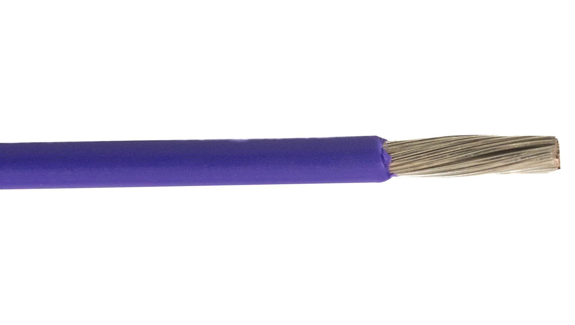 67025 VI033 HOOK-UP WIRE, 0.25MM2, VIOLET, 100M ALPHA WIRE