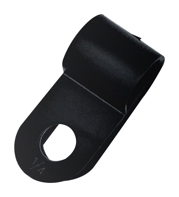 PELB0201 CABLE CLAMP, NYLON 6.6, 25.4MM, BLACK PRO ELEC