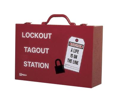 PSL-STATION LOCKOUT STATION, METAL, RED PANDUIT