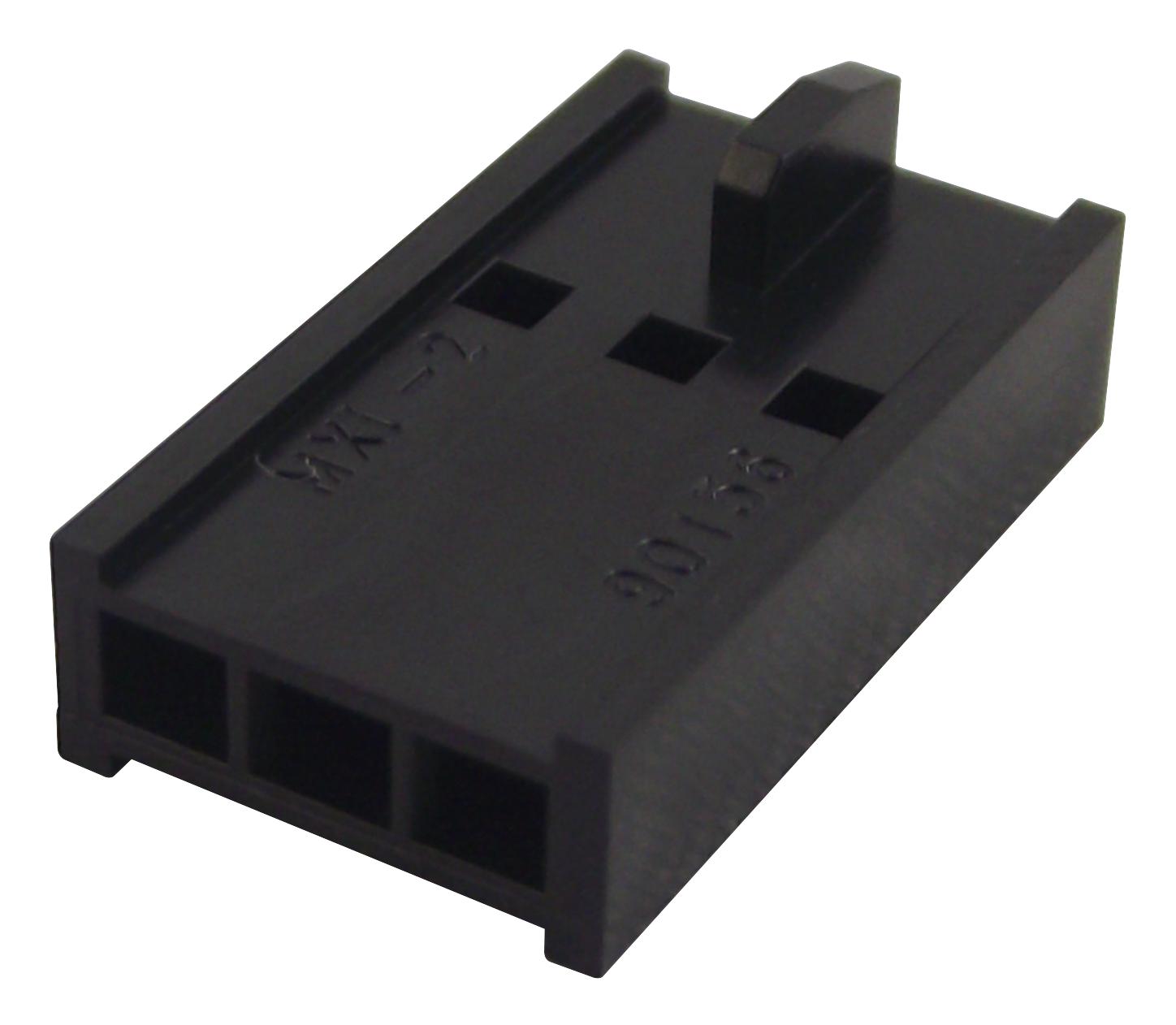 90156-0143 CONNECTOR, RCPT, 3POS, 1ROW, 2.54MM MOLEX