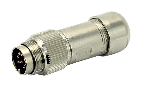 C09131D0081024U CIRCULAR CONNECTOR, 8POS, PLUG, SOLDER AMPHENOL SINE/TUCHEL