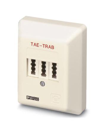 TAE-TRAB FM-NFN-AP TAE OUTLET BOX, 0.45A PHOENIX CONTACT