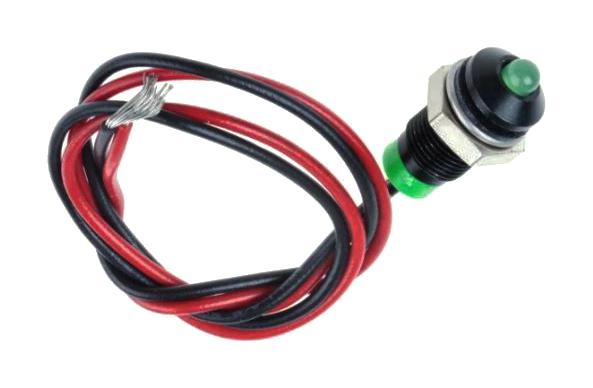 Q6P7BXXG24E LED PANEL INDICATOR, GREEN, 6MM, 24VDC APEM