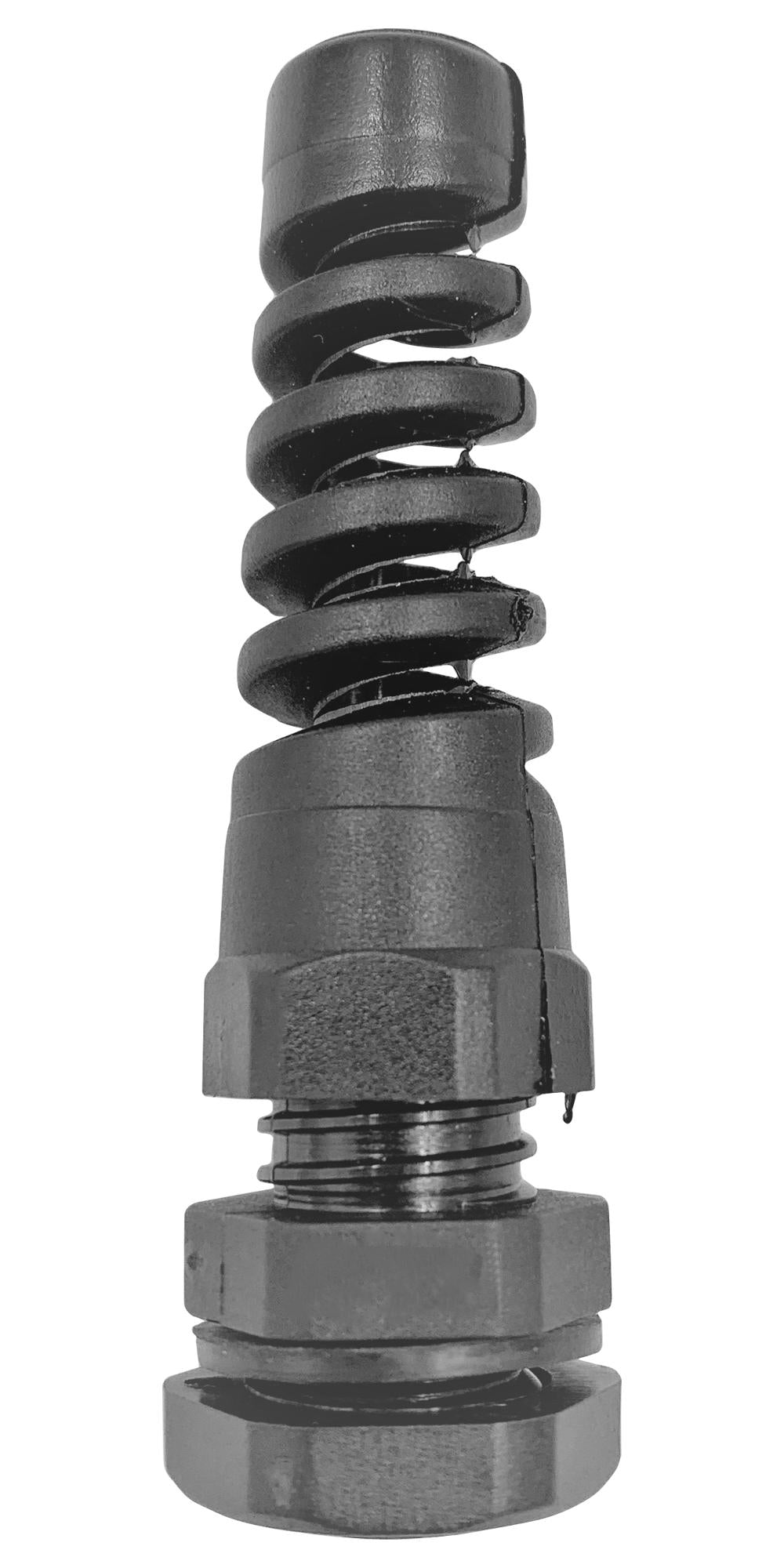 PELB0238 CABLE GLAND, PA/NBR, 3MM-6.5MM, GREY PRO ELEC