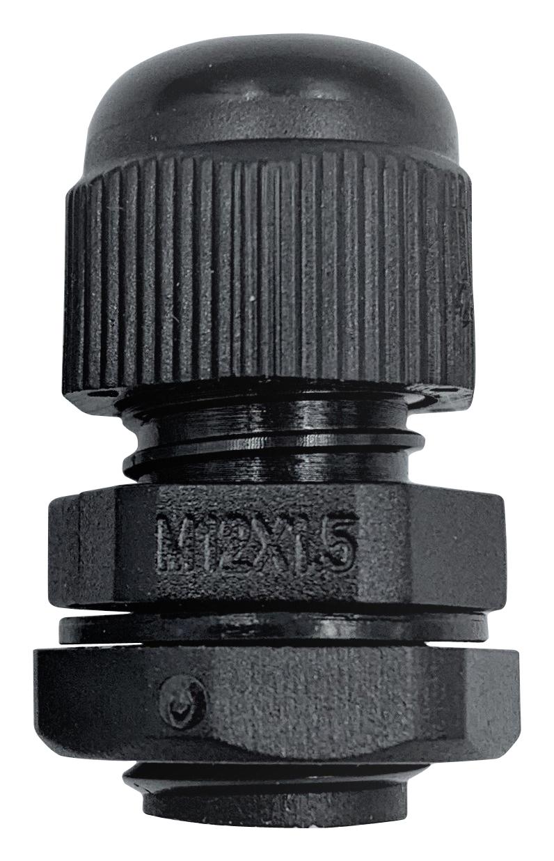 PELB0274 CABLE GLAND, PA/NBR, 16MM-21MM, BLACK PRO ELEC