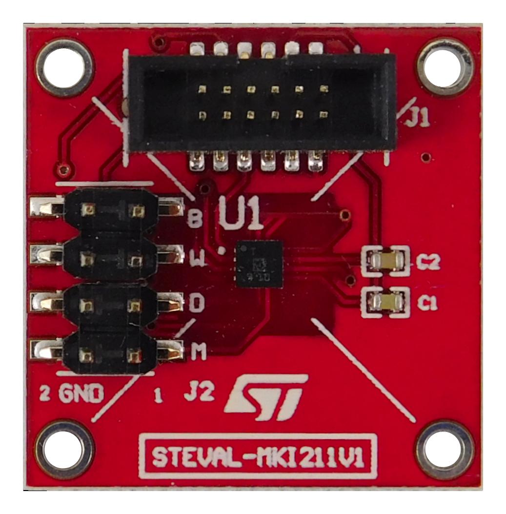 STEVAL-MKI211V1K EVAL KIT, 3-AXIS MEMS ACCELEROMETER STMICROELECTRONICS