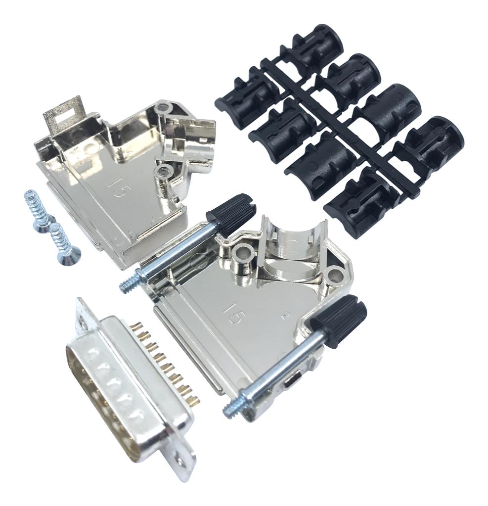 MP002053 D SUB CONN KIT, PLUG, 25POS, SOLDER CUP MULTICOMP PRO