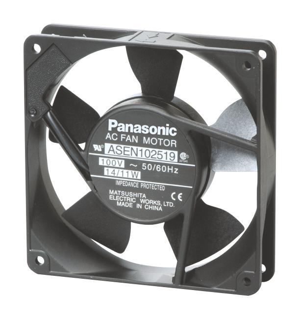 ASEN10214 AXIAL FAN, 120MM, 200V, 1.8M3/MIN, 34DBA PANASONIC