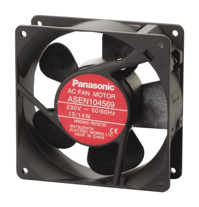 ASEN10411 AXIAL FAN, 120MM, 100V, 2.5M3/MIN, 37DBA PANASONIC