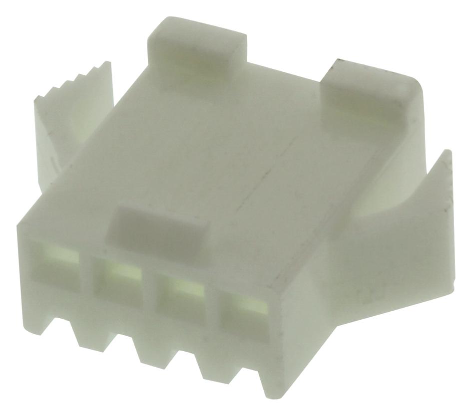 SMP-04V-NC CONNECTOR HOUSING, PLUG, 4 WAY, PLASTIC JST (JAPAN SOLDERLESS TERMINALS)