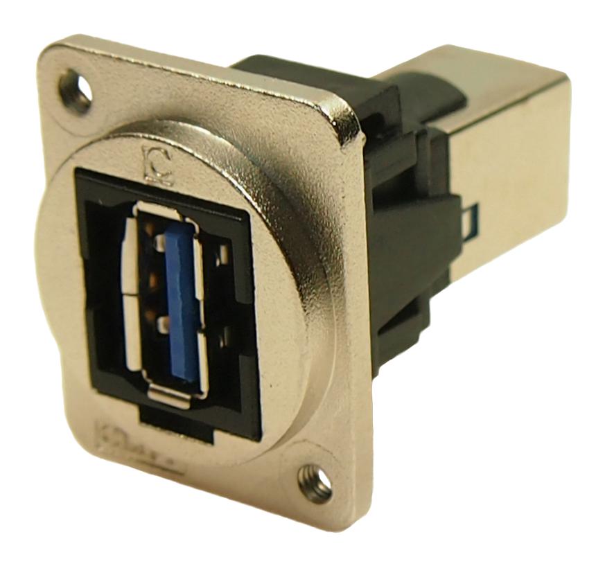 CP30206NM3 USB ADAPTER, 3.0 TYPE B RCPT-TYPE A RCPT CLIFF ELECTRONIC COMPONENTS