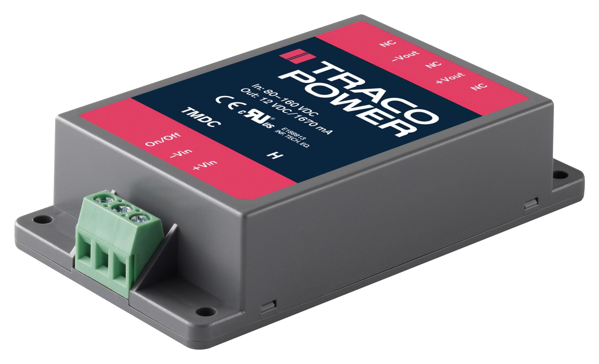 TMDC 20-7223H DC-DC CONVERTER, 2 O/P, 20W TRACO POWER