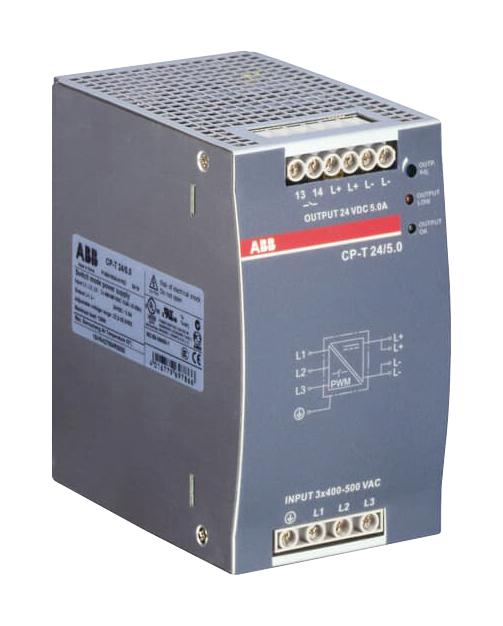 1SVR427054R0000 POWER SUPPLY, AC-DC, 1 O/P, 24V, 5A ABB