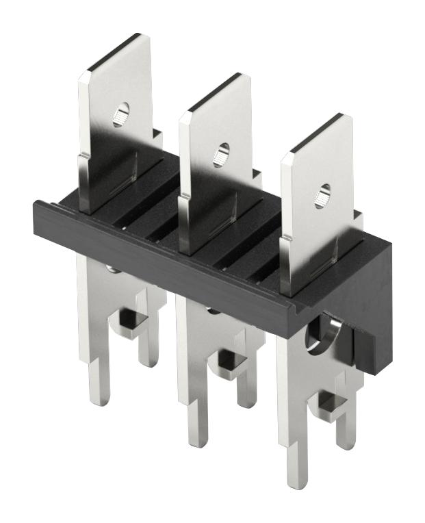638363222002 CONN, HEADER, STAMPED TAB, 2P, 7.62MM WURTH ELEKTRONIK
