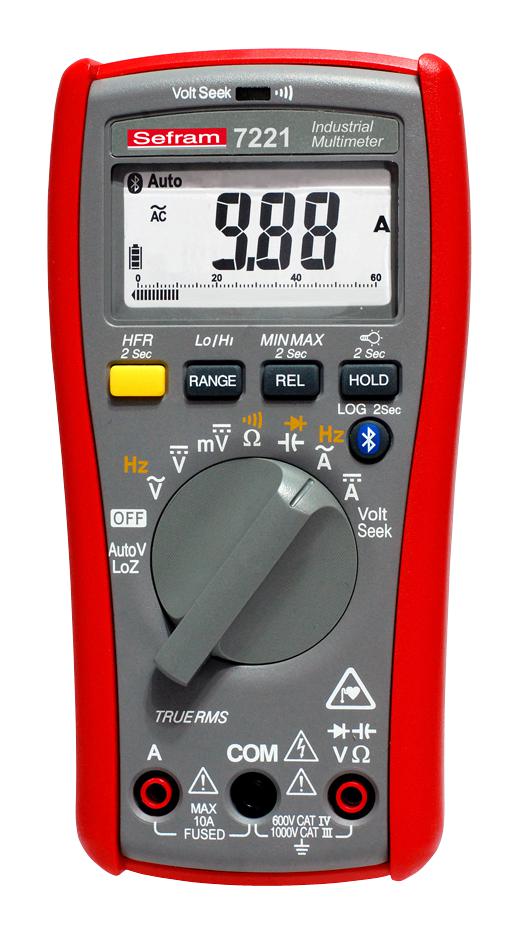 SEFRAM7221 DMM, TRMS, BLUETOOTH, 6000COUNT SEFRAM