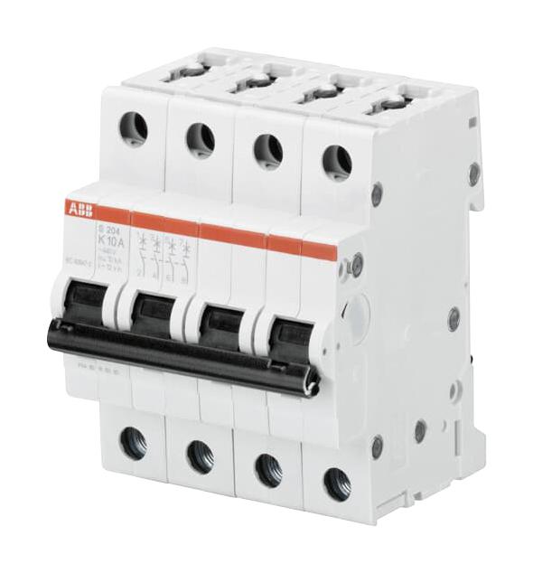 2CDS254001R0577 S204K50 4P MCB K50A 6KA ABB